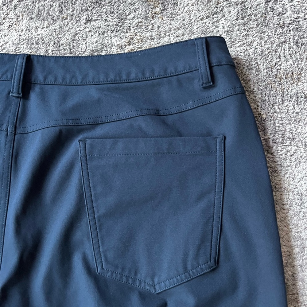 Lululemon Mens ABC Classic Fit Pant, Size 38” width and 32” length, blue color
